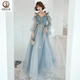 高档晚礼服裙2024新款 宴会仙气质梦幻森系轻奢主持人艺考演出夏季