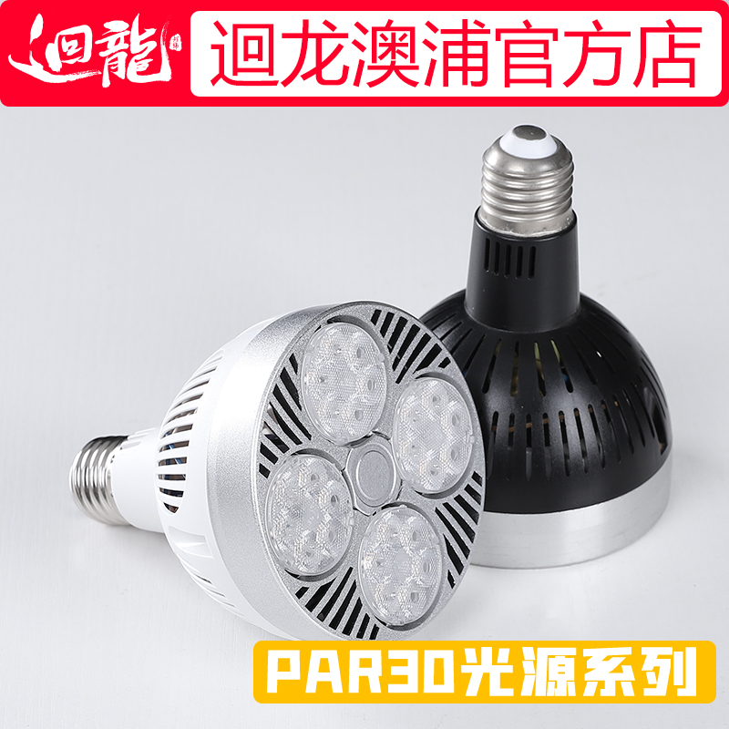 回龙 澳浦led射灯par30 p30帕泡灯泡轨道灯 35W  45w灯泡成套灯架