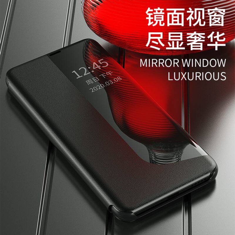 适用 华为ELS-AN00手机壳翻盖式ELS一AN00外壳皮夹P40PRO保护套6.58英寸anoo高端q40pro皮套子p4o pro薄5G新