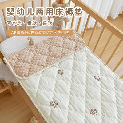 新生婴儿午睡专用褥子秋冬宝宝拼接床褥可机洗铺被幼儿园宝宝床垫