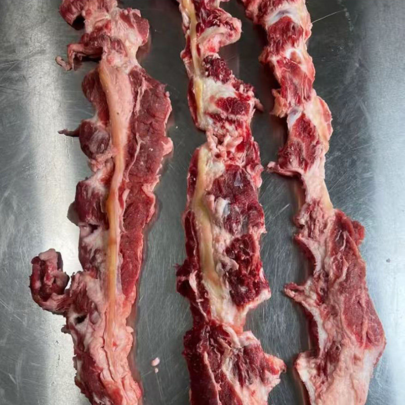 多肉牛羽骨牛脆骨满肉霸王鞭牛软骨国产5斤连筋带肉牛脊骨边