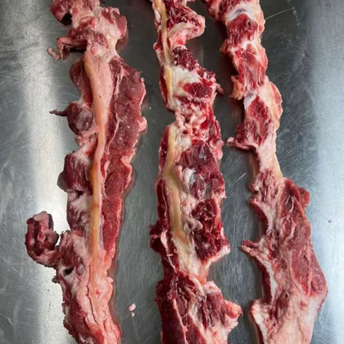 多肉牛羽骨牛脆骨满肉霸王鞭牛软骨国产5斤连筋带肉牛脊骨边
