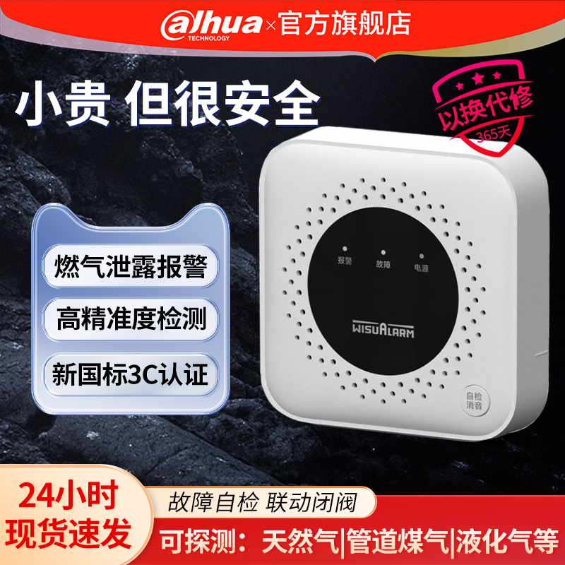 大华燃气报警器自动闭阀远程报警