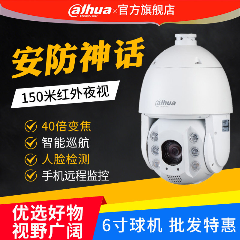 大华智能球机30倍400W声光警戒