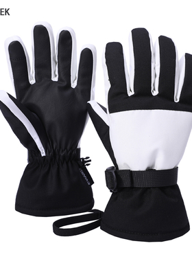 DOOREK男女防水专业双板单板滑雪多色手套内五指手套