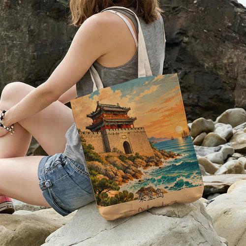 帆布材质景区文创图案12款景