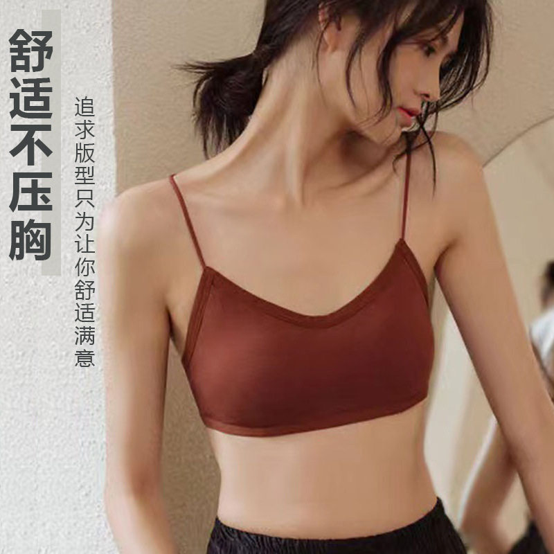 韩式夏季抹胸一字裹胸打