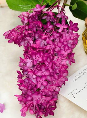 软胶手感丁香花仿真花场