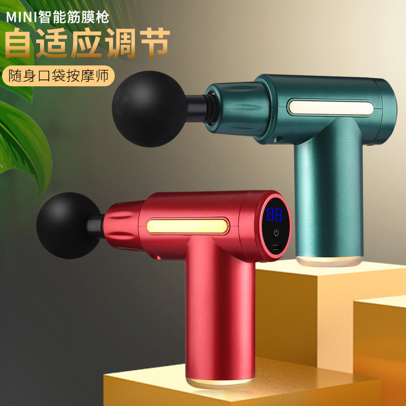 厂家供应筋膜枪电动按摩器缓解肌肉按摩枪USB迷你充电枪拉伸便携