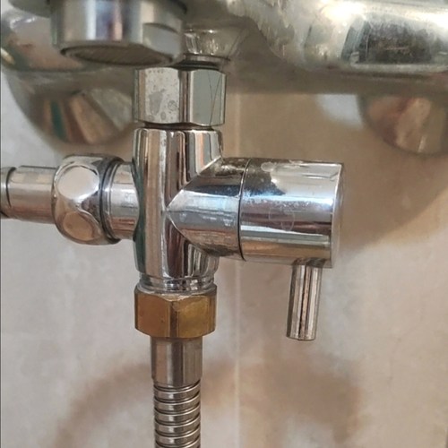 角阀花洒转接头开关分水阀一进二出分水器水龙头转换器冷热淋浴