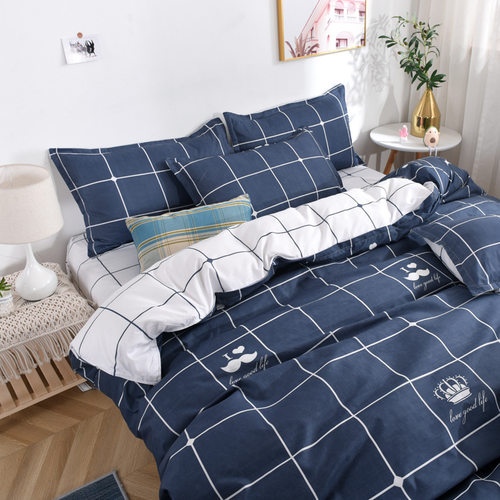 Cotton Cover bed sheets Bedding Bedsheet 1.5m1.8米磨毛四件套