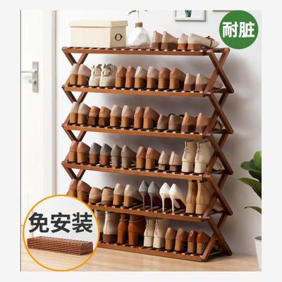 Installation free simple shoe rack folding shoe cabinet 鞋架