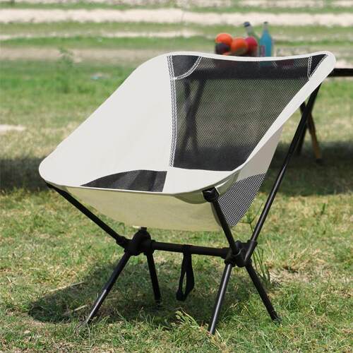 Outdoor portable folding chair Moon back camping space chair