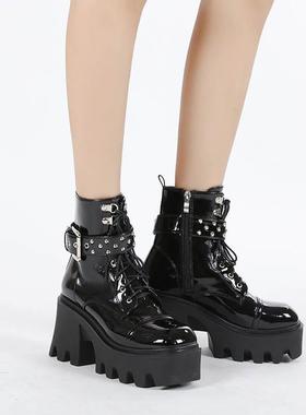large size platform ankle boots women Martin boots女靴马丁靴