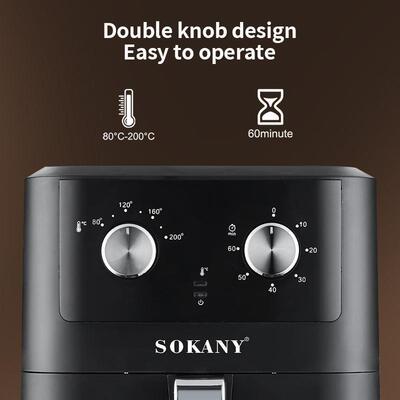 外贸空气炸锅8L容量家用全自动旋钮款电炸锅AirFryer8045
