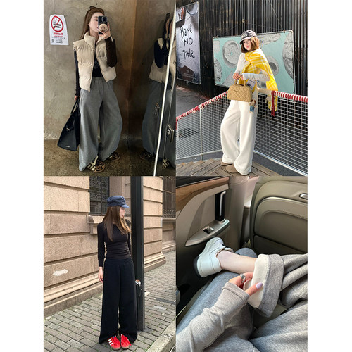 三色加绒卫裤CHANGINGREAL