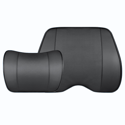 斯巴鲁真皮汽车头枕腰靠垫护颈枕