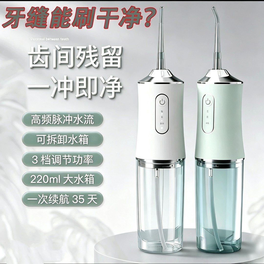 【正畸专用洗牙器水牙线洁牙器深度清洁冲牙器牙齿冲牙器深度清洁