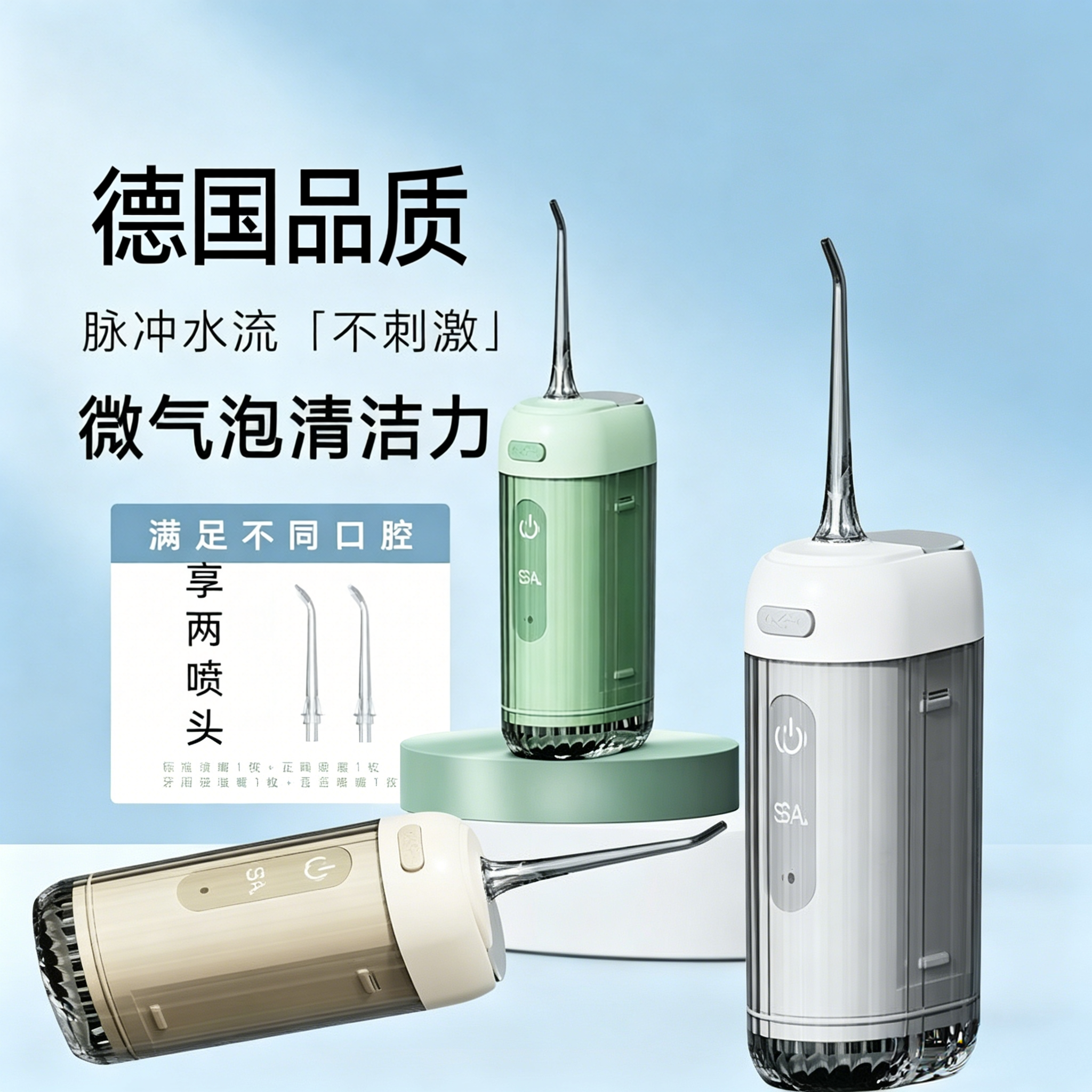 隐形牙套清洁冲牙器医用脉冲便携收纳家用正畸牙缝清洁水牙线