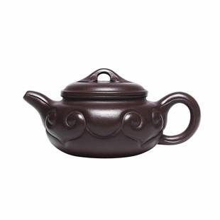 415433紫宜兴手藏工砂壶仿古如意家茶老紫泥养生泡茶壶功夫具