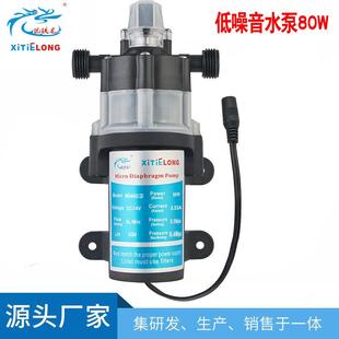 自动启停水泵80W单泵 厂家供应直流低噪音微型电动隔膜泵自吸式