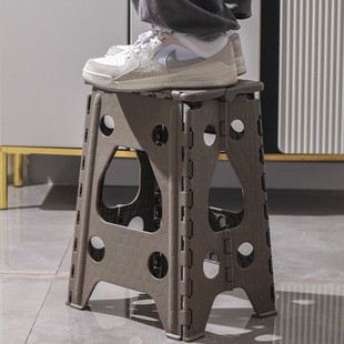 折叠凳家用餐椅便携户外加厚小板凳椅子塑料马扎凳子浴室成人高凳