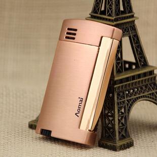 AM7202侧压直冲创意金属防风打火机