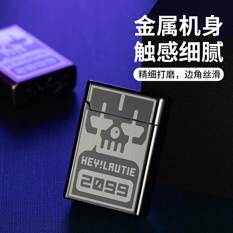 CL-2102强劲防风火焰打火机棘齿滚轮坚固耐用精致小巧礼盒精包装