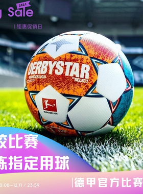 DERBYSTAR德比星双针手缝球21-22德甲官方球中小学成人高耐磨足球