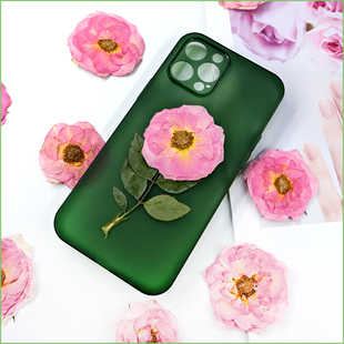 粉色玫瑰花 干花压花相框DIY材料包 月季标本滴胶手机壳火漆印章