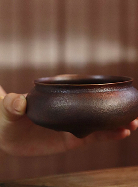 【素·止语香炉】木兮堂纯手打紫铜香炉素系列三足香炉