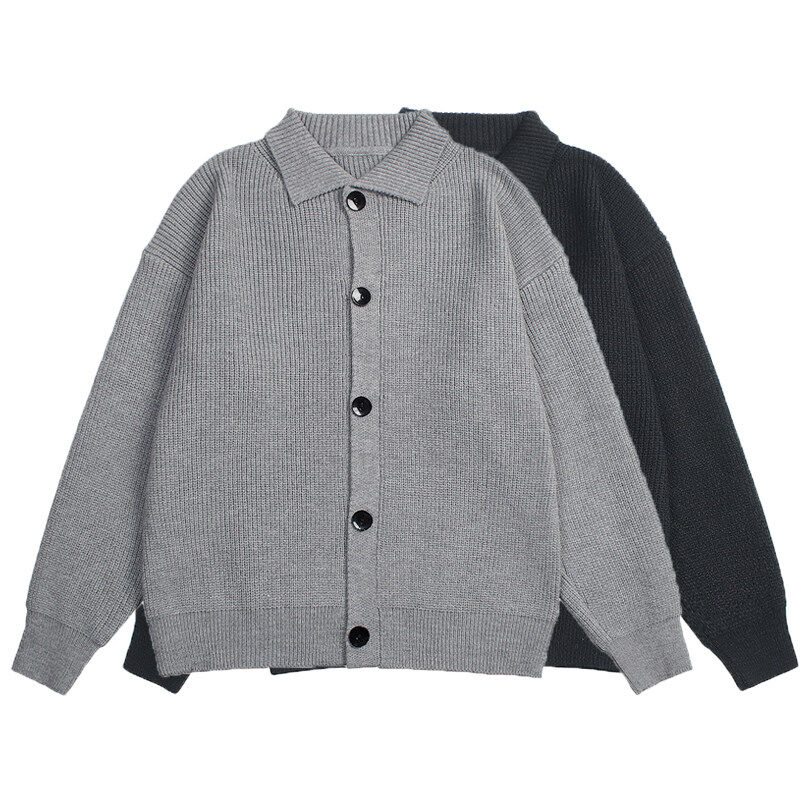 oxycodone新品nick潮流青年TIAN工作室扣子开衫毛衣男针织衫外套