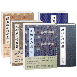 【单册可选】历代名家小楷合集 文征明赵孟俯小楷精选名品全集 王羲之姜夔赵孟頫金刚道德经灵飞经墨迹本楷书毛笔书法入门临摹字帖