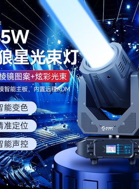 295W光束灯宴会厅酒吧摇头灯舞台灯光婚庆小酒馆迪厅演出图案射灯