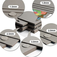 40 pieces of cardboard A4 grey base board, cardboard shell board, card model size, thickness 3mm, 1mm, 5mm, 2mm grey board paper A2, A3, A5 large partition board, diy handmade cardboard hard card paper thumbnail 5