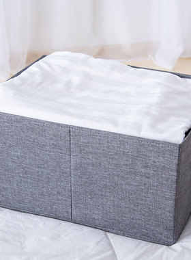 衣柜收纳箱整理箱布艺衣服衣物收纳盒子可折叠储物盒宿舍学生家用
