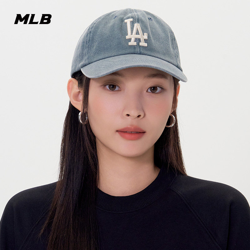 MLB官方  男女同款情侣显脸小时尚复古防晒软顶棒球帽春夏CPVV5图片