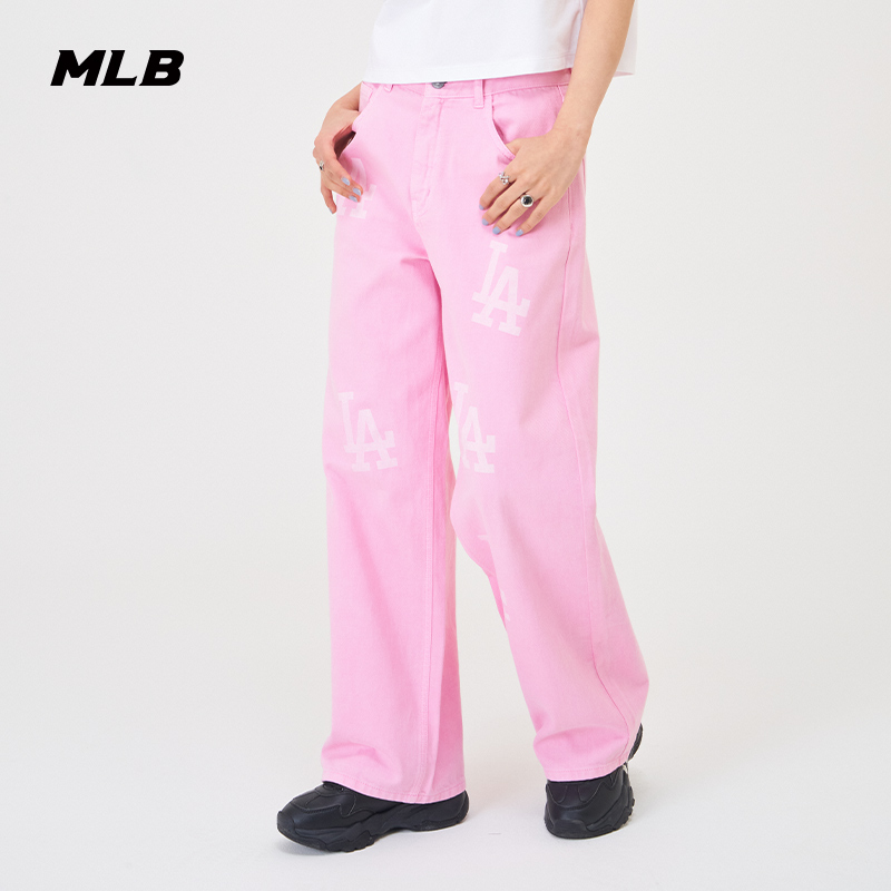 MLB官方女款时尚休闲牛仔裤时尚