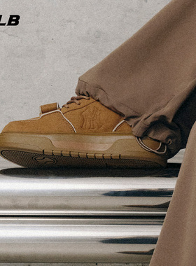 MLB官方 男女情侣时尚复古潮流厚底增高学长鞋25秋冬新款SXP01