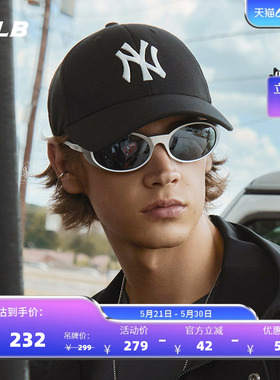 MLB官方 男女情侣硬顶棒球帽百搭运动时尚防晒明星同款春夏CP080