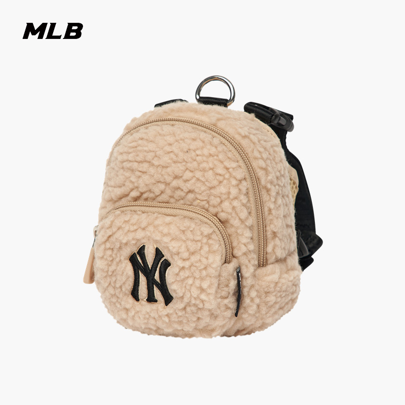 MLB官方宠物背包羊羔绒运动户外