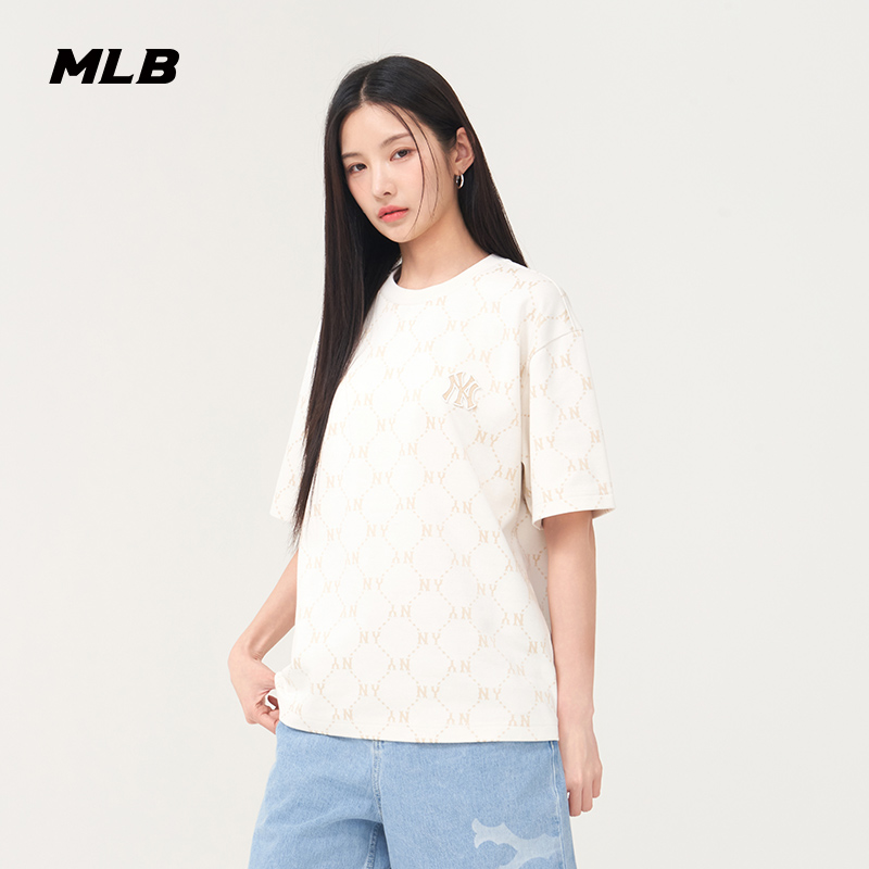 MLB情侣休闲宽松运动T恤