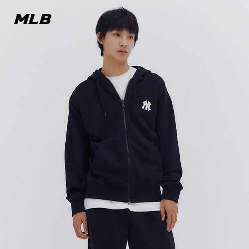 官方运动外套MLB老花针织满印