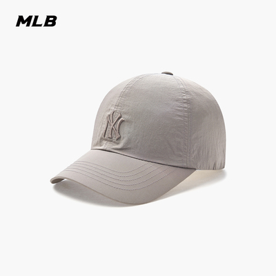 MLB官方 男女情侣纯色百搭可调节软顶棒球帽26夏季新款潮流CPB05