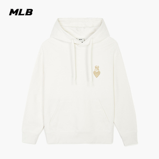 MLB官方男女情侣爱心运动连帽长袖 HDV01 卫衣百搭宽松春夏HDH01