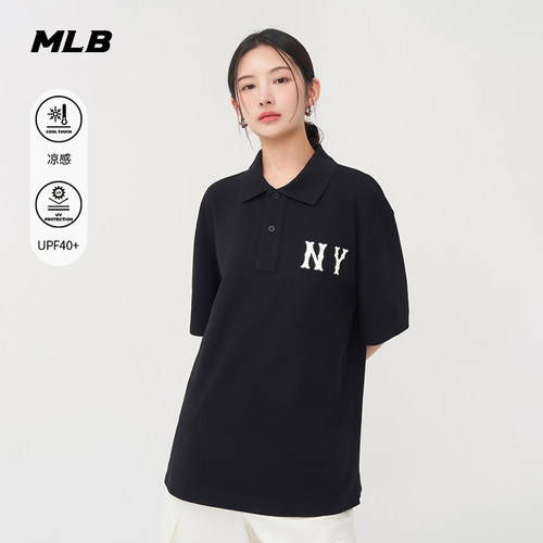 MLB官方男女polo衫25夏季新款