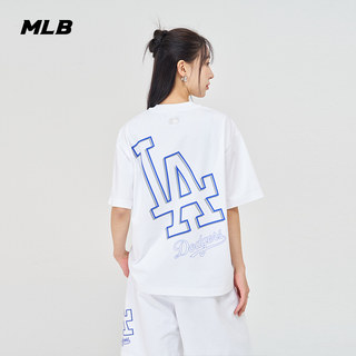 MLB官方 男女情侣时尚运动短袖T恤大LOGO百搭休闲24夏季新款TSB03