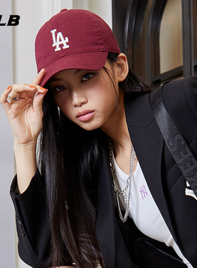 MLB官方 男女同款休闲运动韩系软顶棒球帽百搭鸭舌帽秋冬CP66