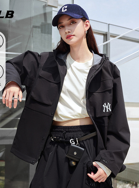 MLB官方男女情侣时尚三合一防水防泼水运动外套25冬季新款WJB01