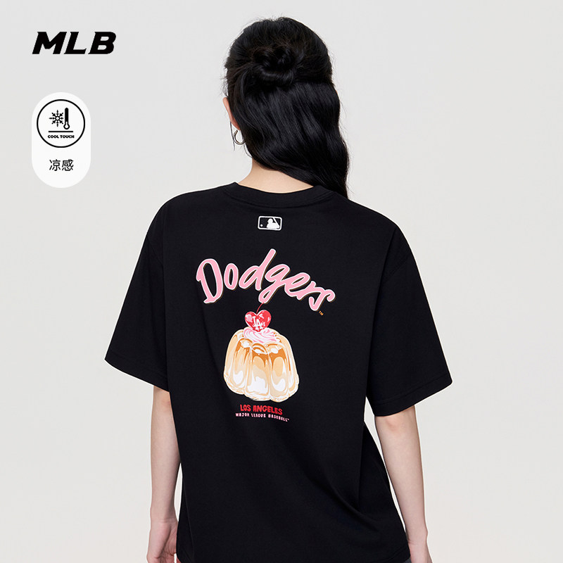MLB官方男女同款轻薄百搭夏日甜品干爽凉感T恤26夏季新款TSN62图片